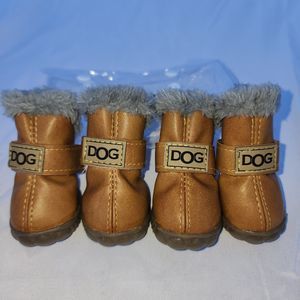 Dog Australia Boots Pet Antiskid Winter Paw Protectors 4-pcs Set